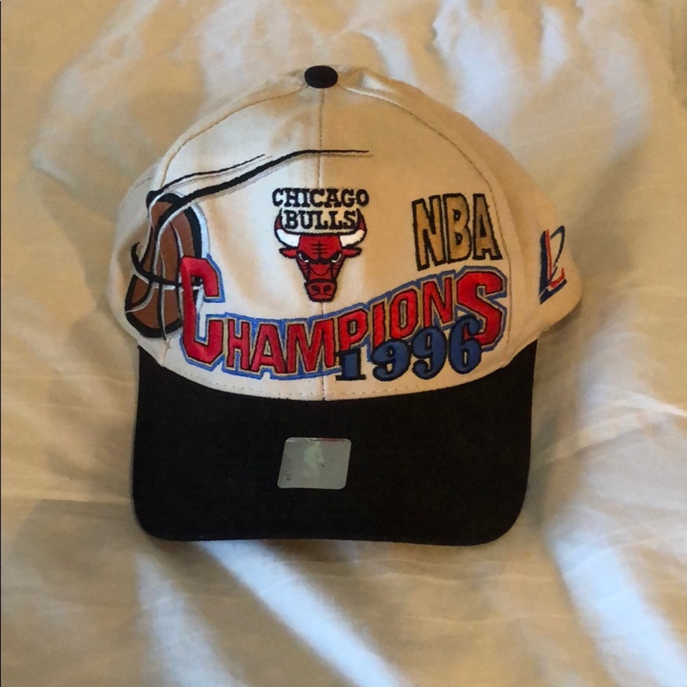 1996 NBA Championship Chicago Bulls Hat